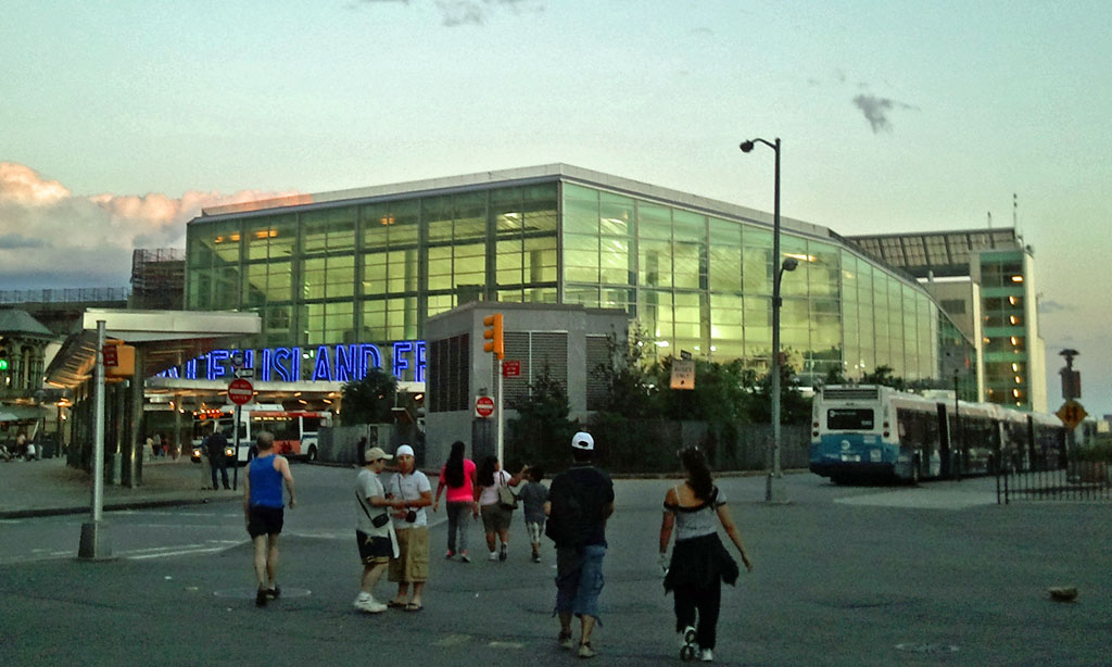 Half way from Bowling Green to the Staten Island Ferry terminal